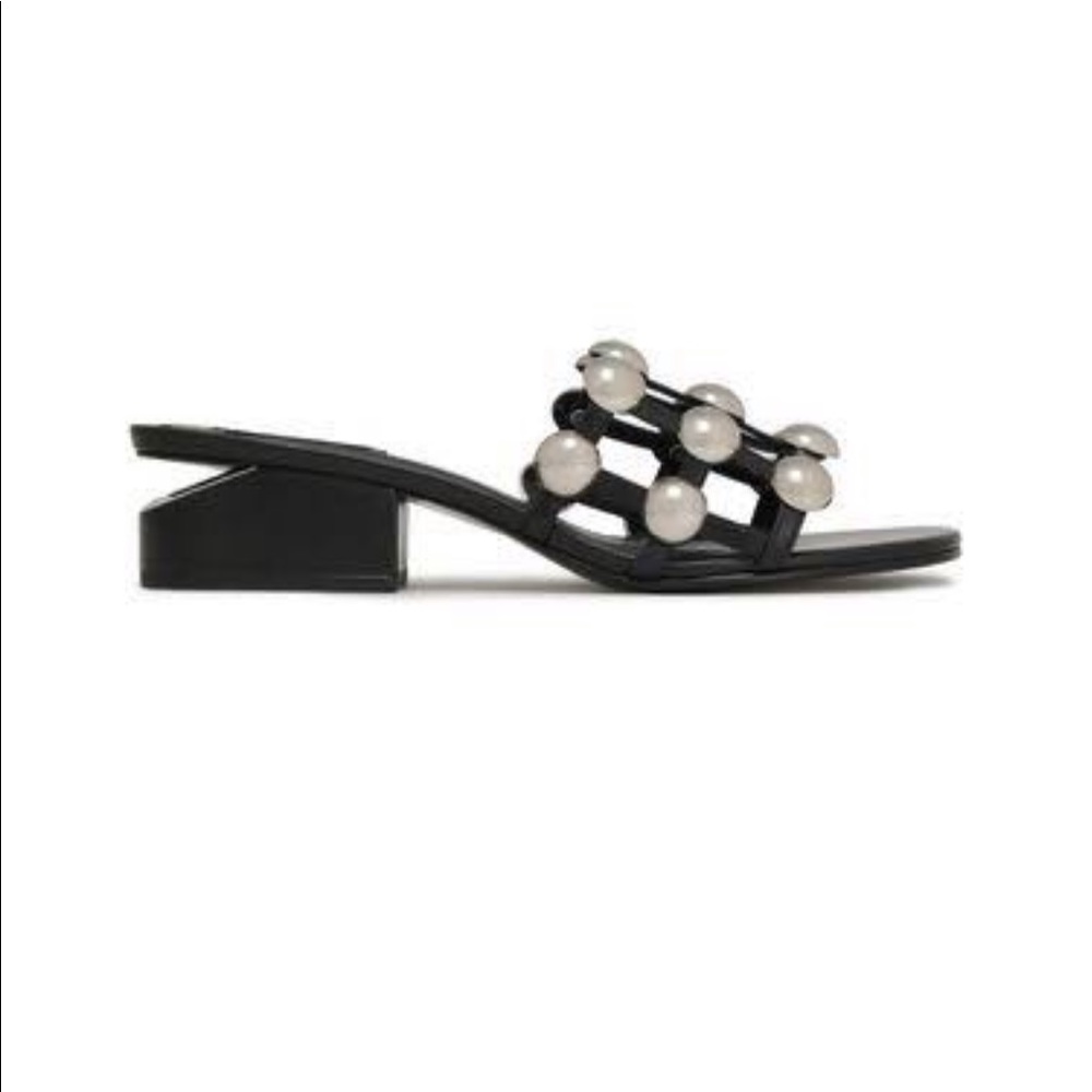 ALEXANDER WANG studded slides sandals